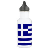 Griekse vlag Vrijheidsfles Waterfles (Links)
