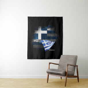 Griekse vlag wandkleed