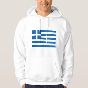 Griekse vlag witte hoodie