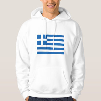 Griekse vlag witte hoodie