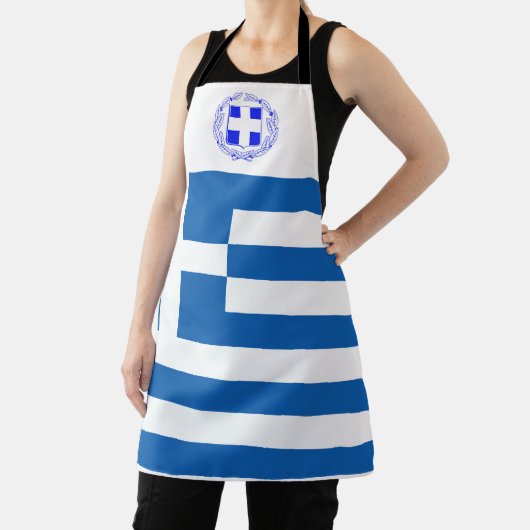 Griekse vlaggen schort (Insitu)