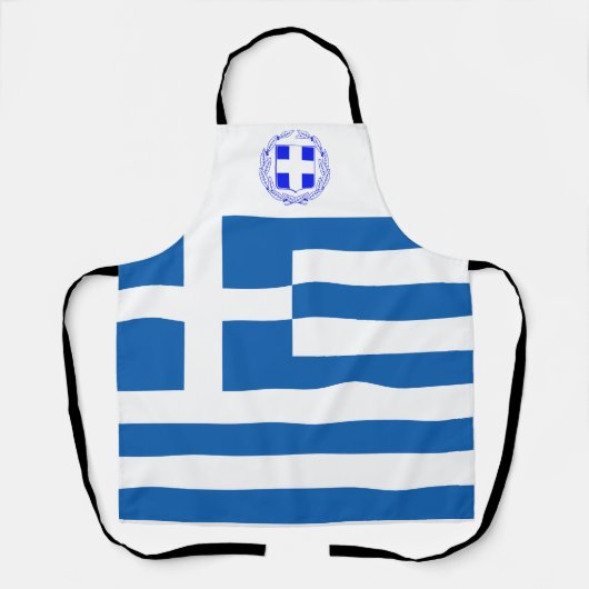 Griekse vlaggen schort (Voorkant)