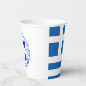 Griekse vlaggen-wapenbekertjes papieren bekers (Rechts)