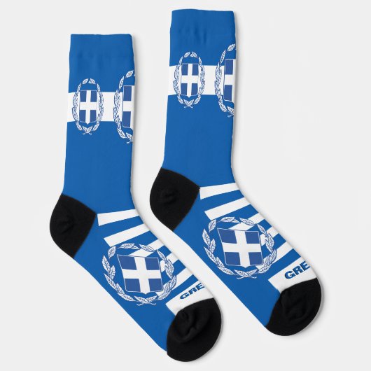 Griekse vlaggensokken, patriottisch, duurzaam Grie Sokken (Rechts)