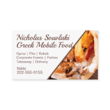 Griekse voedselgyros Mobile Cafe