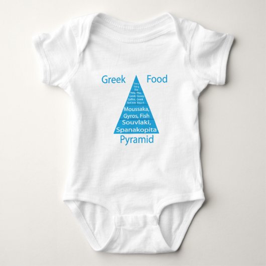Griekse voedselpiramide romper (Voorkant)