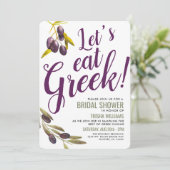 Griekse voedseltest | Vrijgezellenfeest Sangria In Kaart (Staand voorkant)