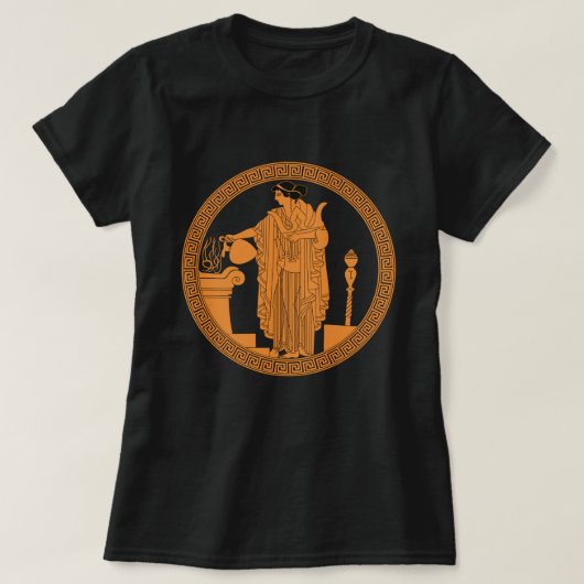 Griekse vrouw T-shirt (Design voorkant)