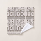 Griekse Wederopleving Motief Bad Handdoek (Wasdoekje)