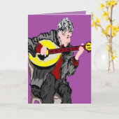 Griekse wenskaart / Gefeliciteerd met je verjaarda Kaart (Gele Bloem)