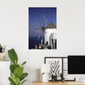 Griekse windmolen poster (Thuiskantoor)