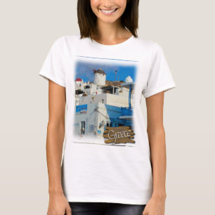 Griekse windmolen t-shirt
