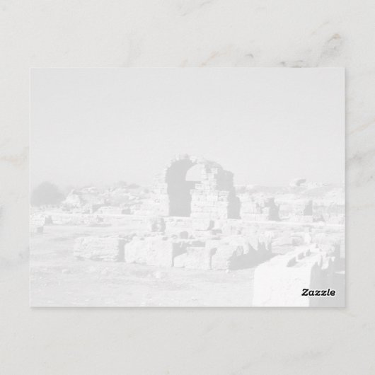  Griekse winkels Ancient Corinth Agora Briefkaart (Achterkant)