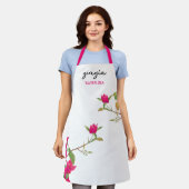 Griekse Yiayia Griekse grootmoeder Bougainvillea Schort (Gedragen)