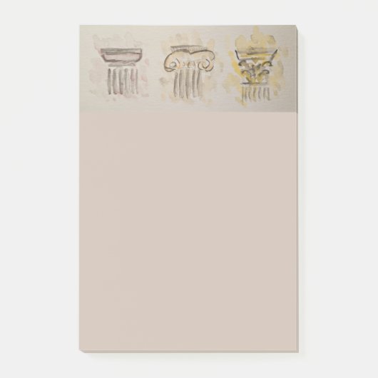 Griekse Zuilen Notitieblok Post-it® Notes (Voorkant)