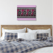 Griekse zwarte beeldgarde canvas afdruk (Insitu (Slaapkamer))