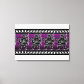 Griekse zwarte beeldgarde canvas afdruk (Voorkant)