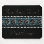 Griekse zwarte beeldgarde muismat (Voorkant)