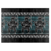 Griekse zwarte beeldgarde snijplank (Voorkant)