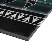 Griekse zwarte beeldgarde snijplank (Hoek)