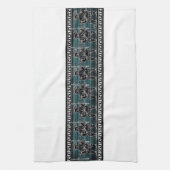 Griekse zwarte beeldgarde theedoek (Verticaal)