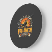 Grielig Halloween Kostuum Vectorontwerp Grote Klok (Hoek)