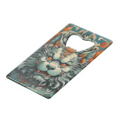 Griep Leeuw van Wijsheid Creditkaart Flessenopener (Voorkant Gekanteld)