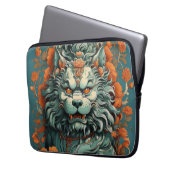Griep Leeuw van Wijsheid Elektronica Bag Laptop Sleeve (Voorkant Links)