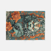 Griep Leeuw van Wijsheid Fleece Deken (Voorkant (Horizontaal))