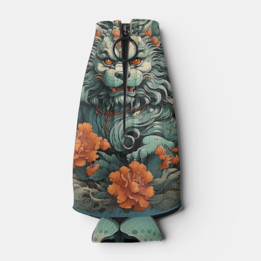 Griep Leeuw van Wijsheid Flesjeskoeler (Achterkant)