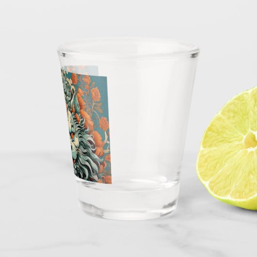 Griep Leeuw Van Wijsheid Geschoten Glas (Rechts)