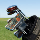 Griep Leeuw van Wijsheid Golfheadcover (Insitu)