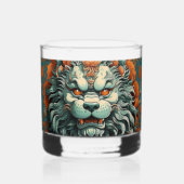 Griep Leeuw van Wijsheid Whiskey Glas (Voorkant)