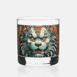 Griep Leeuw van Wijsheid Whiskey Glas