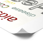 griepachtige tekst poster (Hoek)