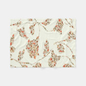 grieppatroon op crème fleece blanket bywhacket deken (Voorkant (Horizontaal))