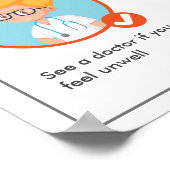 Griepseizoen Coronavirus Epidemische preventie Poster (Hoek)