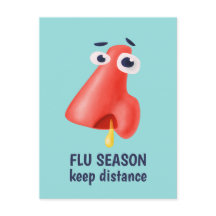 Griepseizoen Houd afstand Loopneus Gezondheid Humo