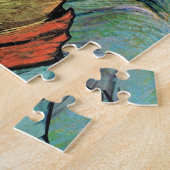 griepseizoen van gogh zelf portret met masker Self Legpuzzel (Zijkant)