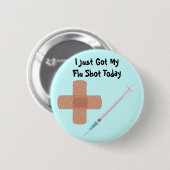 Griepvaccin Button (Voorkant /achterkant)