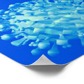 Griepvaccin, conceptuele computerkunst. poster (Hoek)