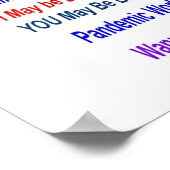 Griepwaarschuwingssignaal Poster (Hoek)