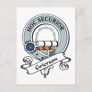 Grierson Clan Badge Briefkaart