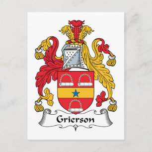 Grierson Family Crest Briefkaart