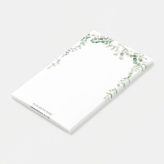 griesblad, aangepaste naam post-it® notes (Schuin)