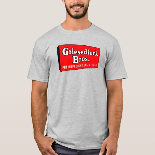  Griesdieck Bros. Beer Logo T-Shirt (Voorkant)