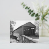 Griesemer Mill Covered Bridge Briefkaart (Staand voorkant)