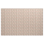 griesmeel -  floraalcrème stof (Yard (91,4 cm))