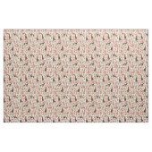griesmeel -  floraalcrème stof (Fat Quarter)