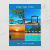 grietjes op het eiland gili briefkaart (Voorkant)